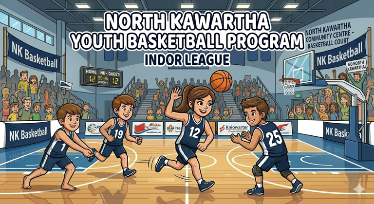 Indoor basketball program picture